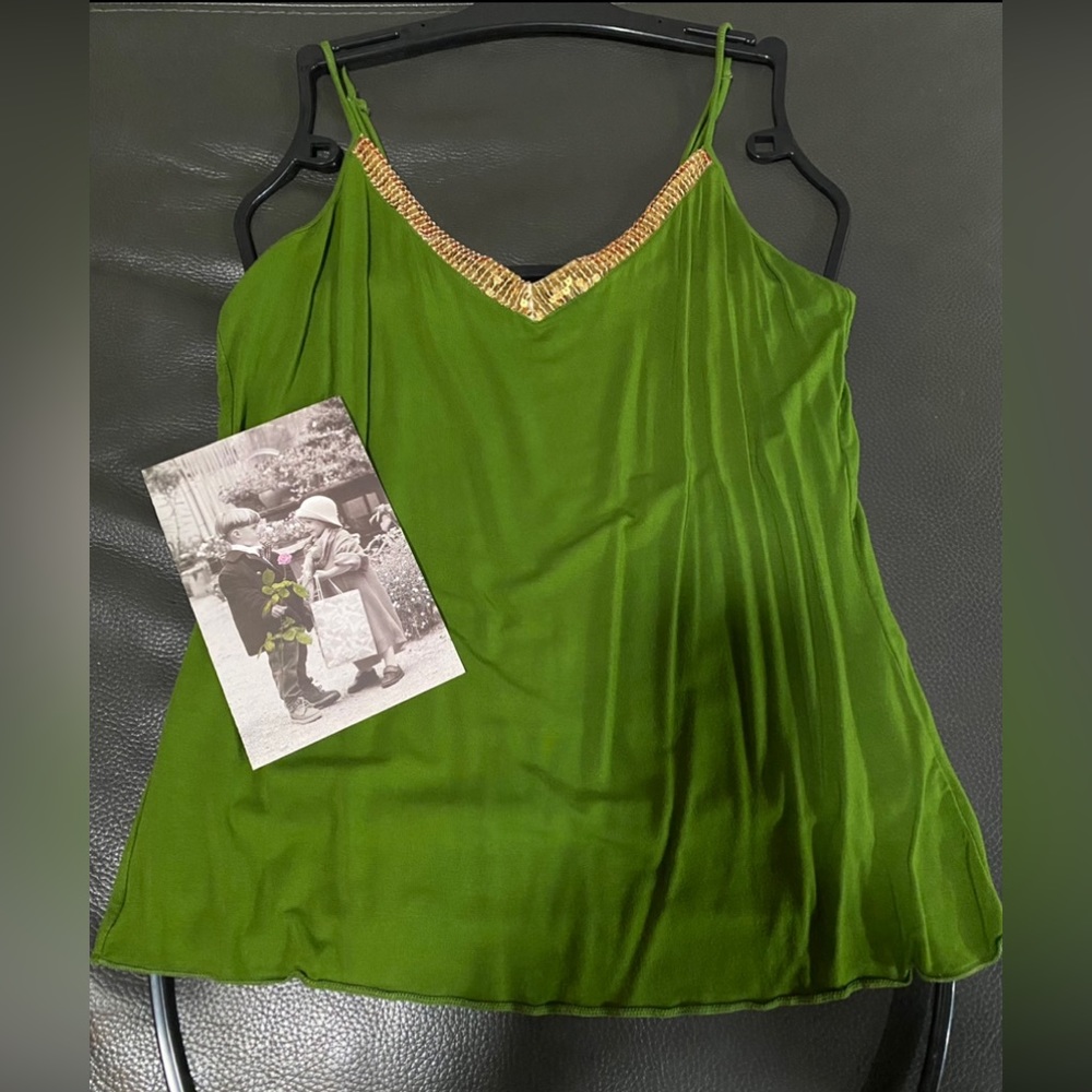 Y2K Vintage Daisy Fuentes Sequin Camisole Sz L